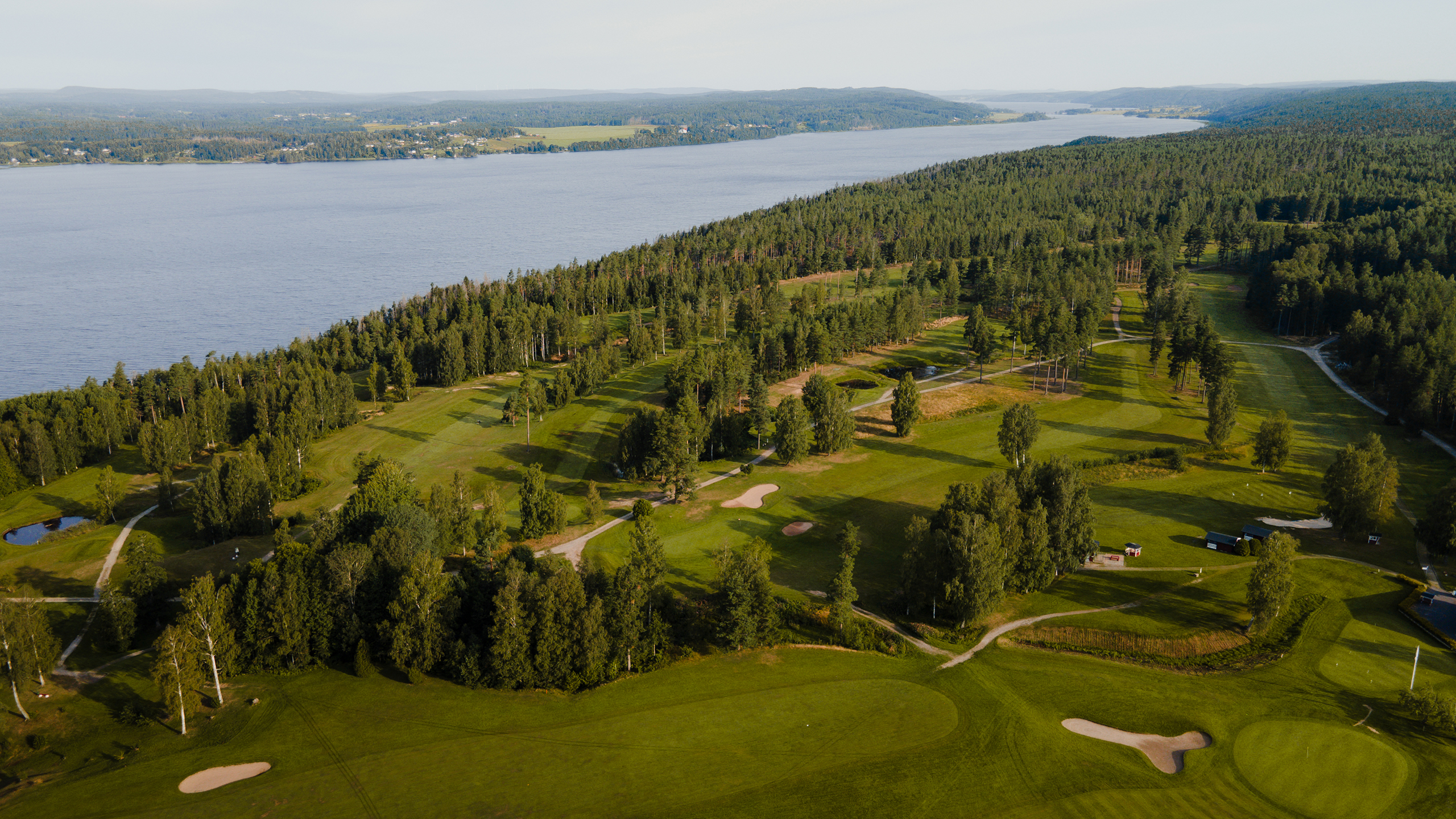 Flygbild Kils golfklubb fryken