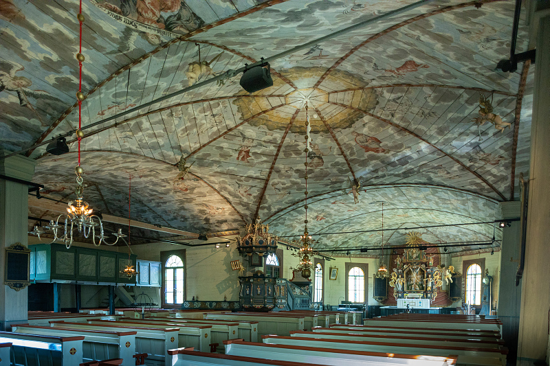 Nysunds kyrka tak